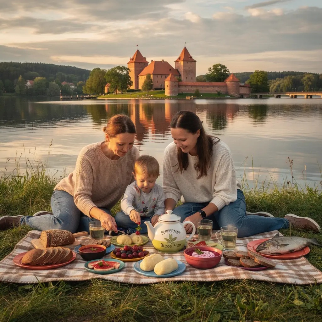 Gaivus mėtų arbatos puodelis, kuris skatina kraujo cirkuliaciją.